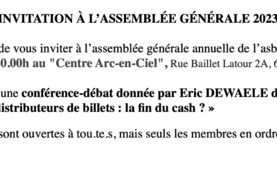 INVITATION À L’ASSEMBLÉE GÉNÉRALE 2023